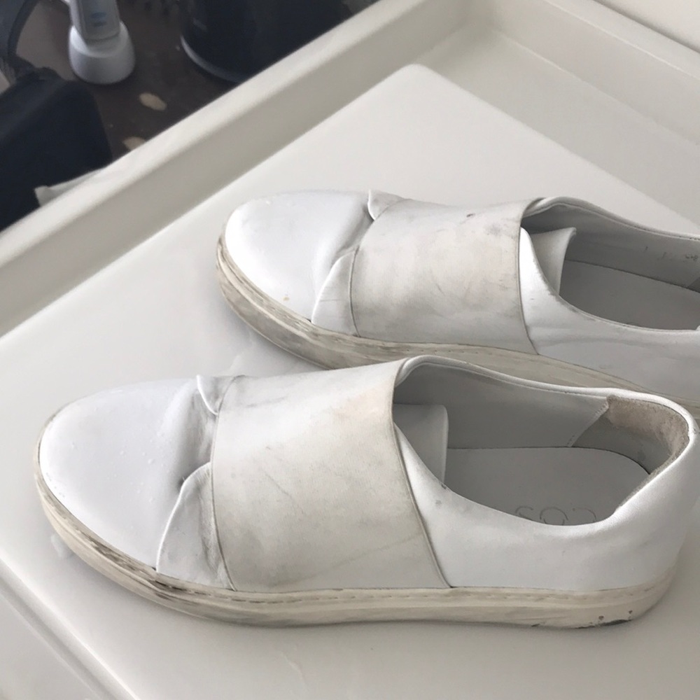 White sneakers
